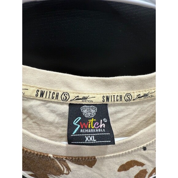 King Of The World Paint T-Shirt Size XXL Multi Color Switch Remarkable - Picture 2 of 6